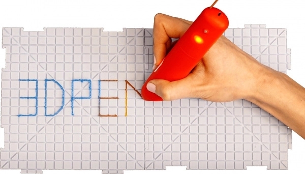 Siliconen matten voor 3D-pennen met projectbrochure