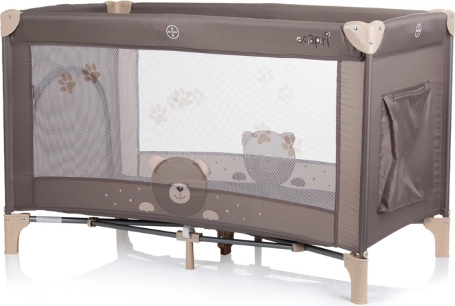 Lit parapluie de voyage Chipolino Capri Bear beige