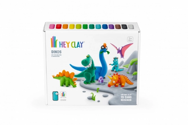 Plasticine Hey Clay set Dinosaurussen