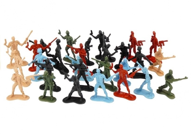 Grote set militaire figuren