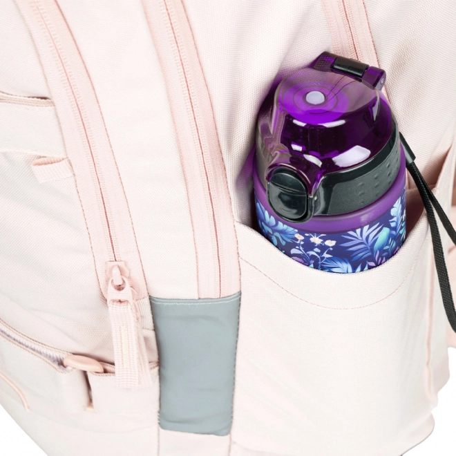 Ensemble Baagl Skate Max Creamy : sac à dos, trousse et sac à cordon