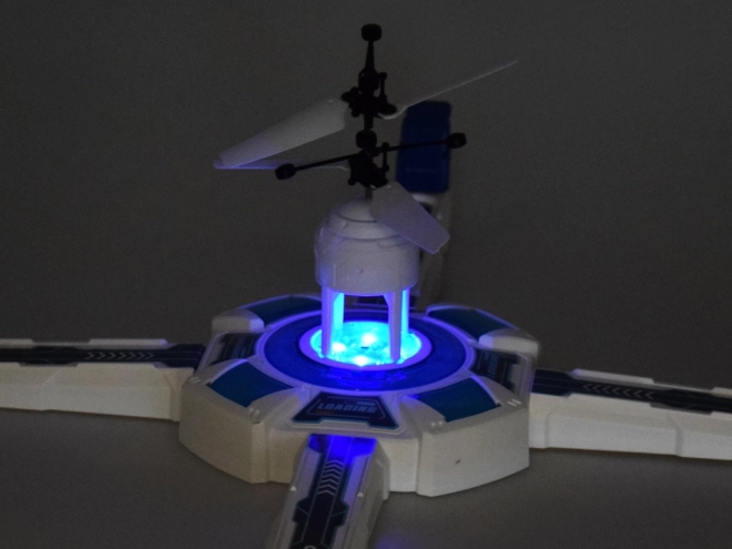Vliegende drone behendigheidsspel
