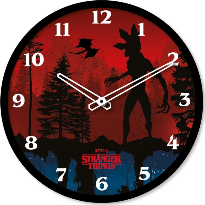 Wanduhr Stranger Things
