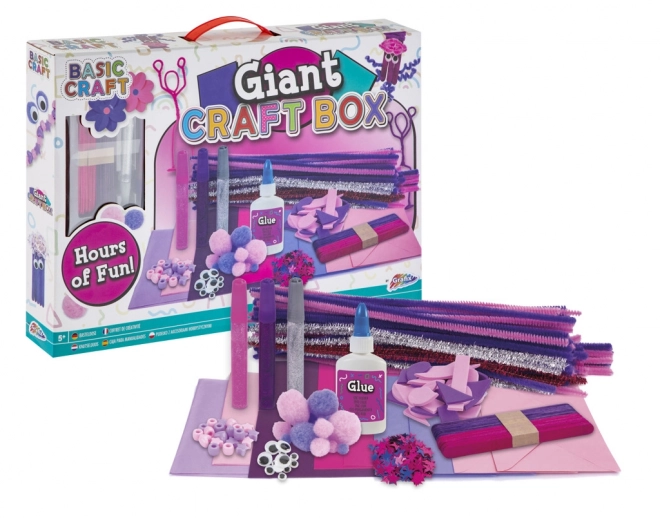 Grote creatieve doos roze