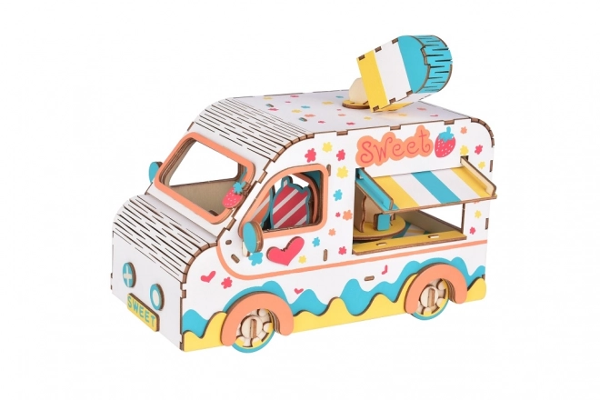 Puzzle 3D en bois Voiture à glace