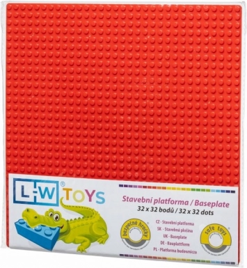 Base building plate 32×32 red