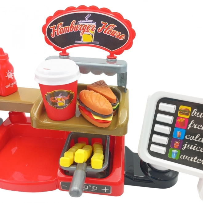 Fast Food XXL avec caisse et distributeur par WOOPIE