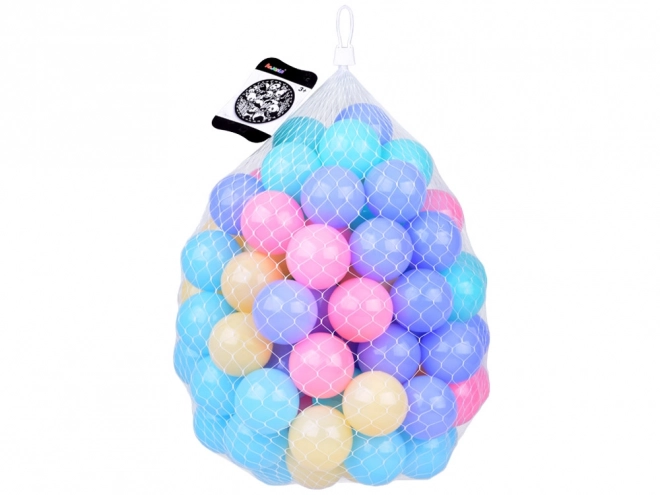 Gekleurde pastel droge ballen 5,5 cm 100 stuks ZA5412