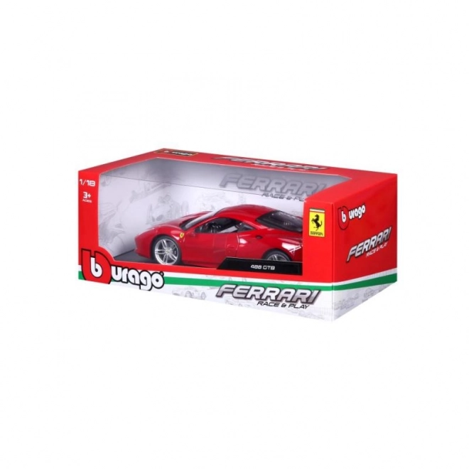 Metalen auto Ferrari 488 GTB rood