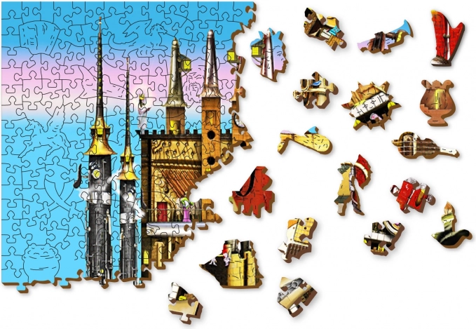 Double-sided 2-in-1 puzzle for double the fun