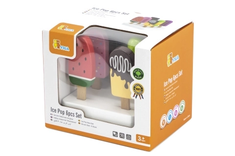 Viga Wooden Ice Cream Set with Holder