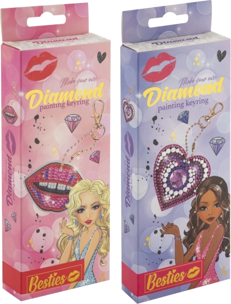 Peinture diamant pendentif - Lèvres