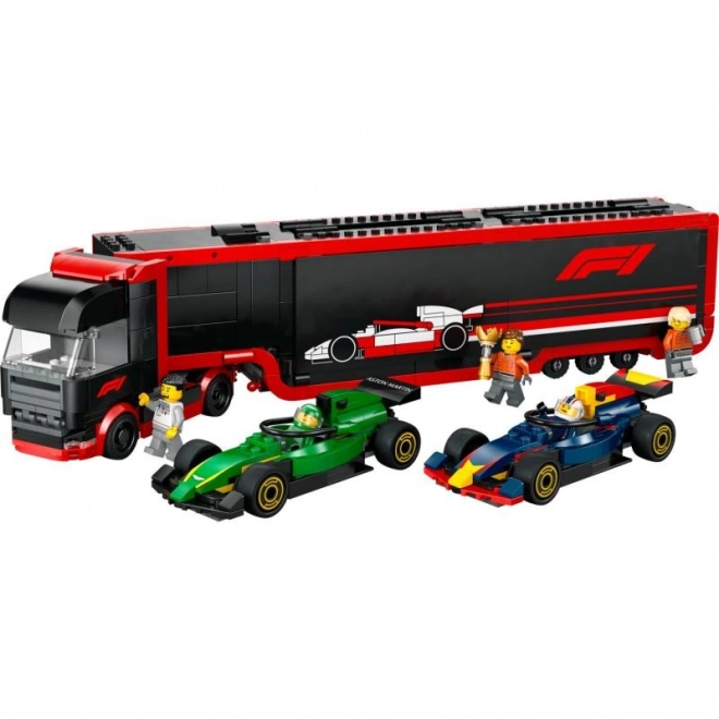 LEGO City F1-LKW mit Rennfahrzeugen