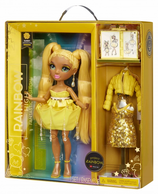 Rainbow High Fantastic Fashion Doll - Sunny Madison