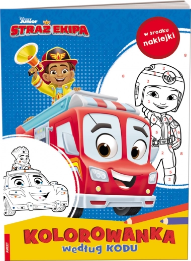 Disney Straż Ekipa – kleurboek op code met stickers