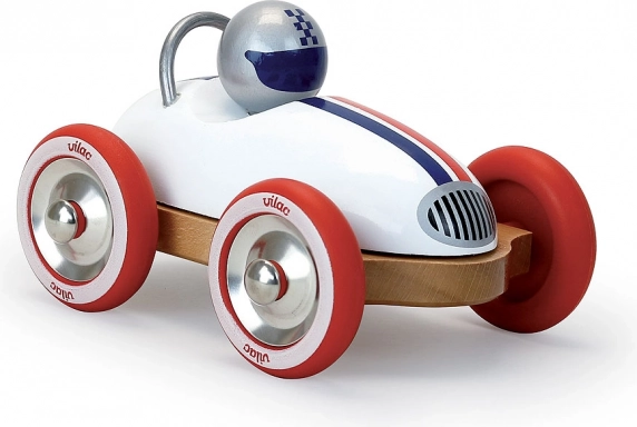 Vilac houten auto Roadster vintage – wit