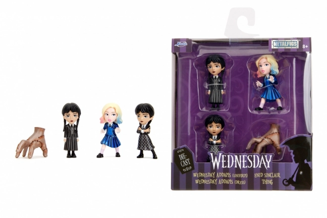 JADA metalen figuren Wednesday 4 stuks 6,5 cm