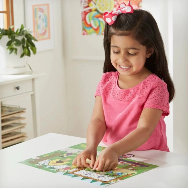 Herbruikbare Sticker Set 'Wij Spelen Huis' Melissa & Doug