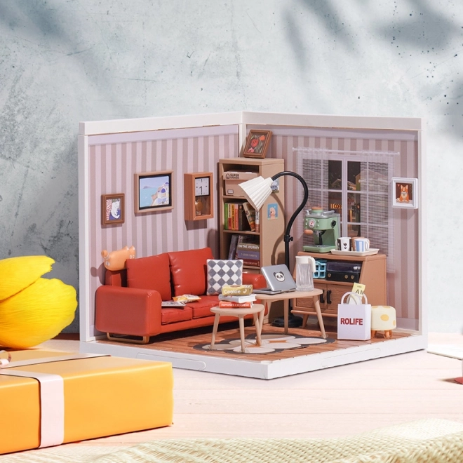 RoboTime miniature de maison salon confortable