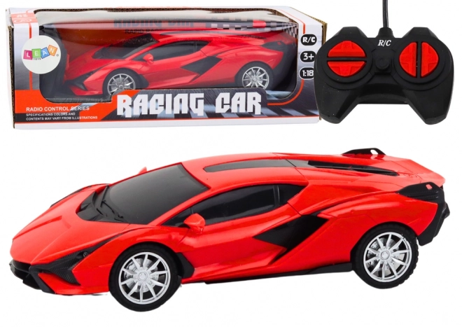 Rennwagen mit Fernbedienung RC Rot 1:22