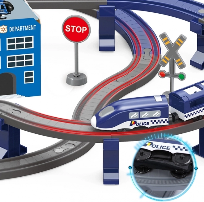 Kindertreinenbaan - politie