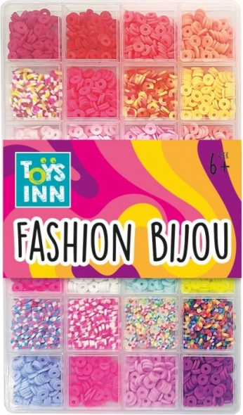 Set kralen Clay Beads – roze mix van kleuren