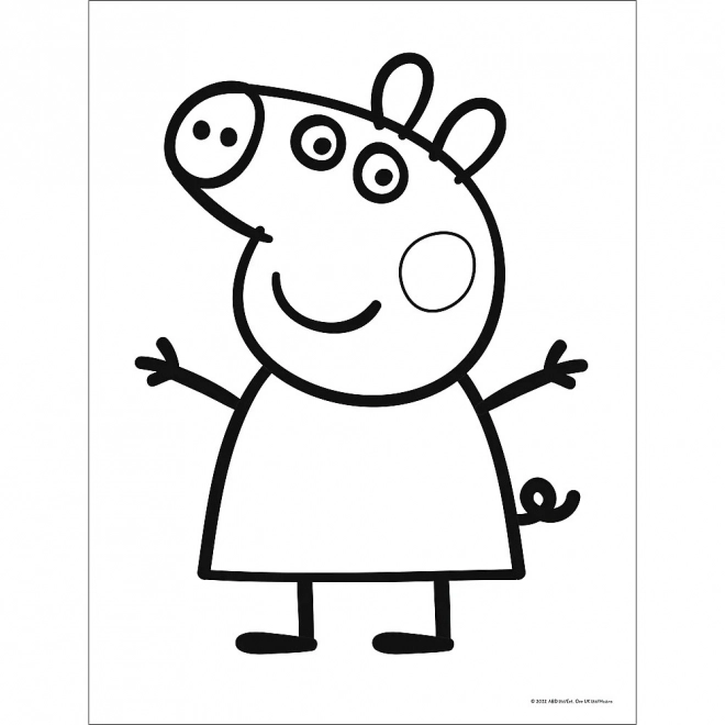 Baby MAXI 2x10 stukken puzzel Peppa's vrolijke dag, Peppa Big