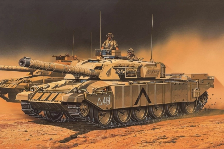 Maquette plastique de char British Army Challenger Mk.3 1/72