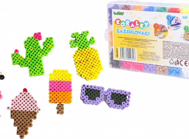 Iron-On Bead Set - 24 Colors
