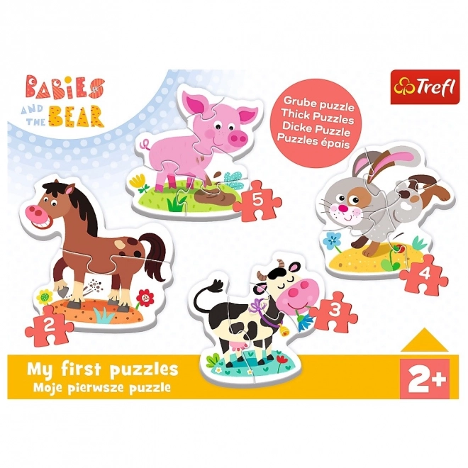 Puzzel Baby Classic: Op de boerderij