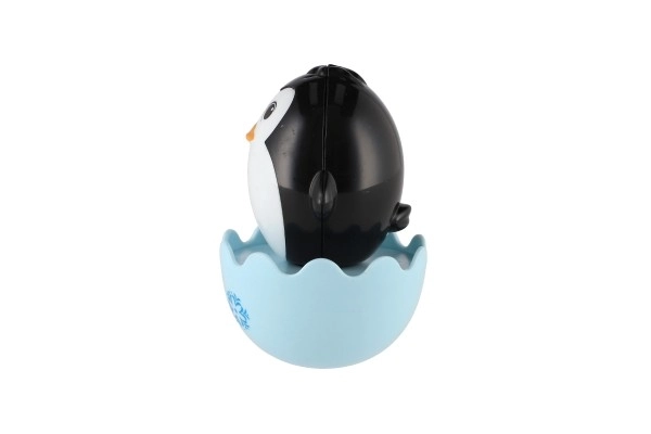 Wobbling penguin with sound, 8 cm, baby toy