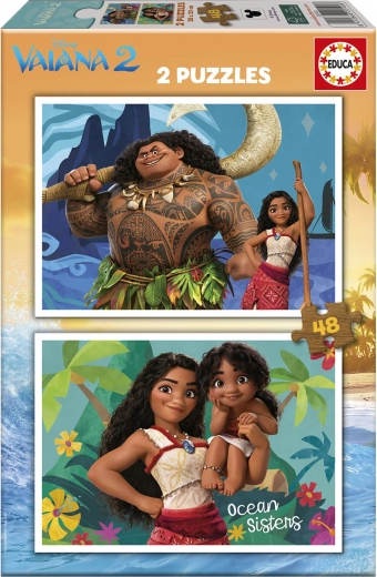 EDUCA Puzzle Vaiana 2, 2×48 Teile