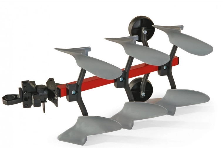 Zes scharen en twee wieltjes voor stabiliteit