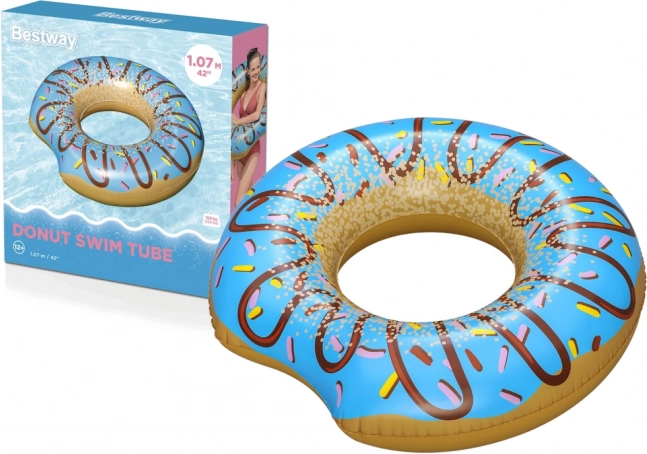 Opblaasbare donut-zwemband 107 cm BESTWAY – Blauw