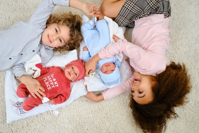Llorens M844-53 set voor baby pop NEW BORN maat 43-44 cm