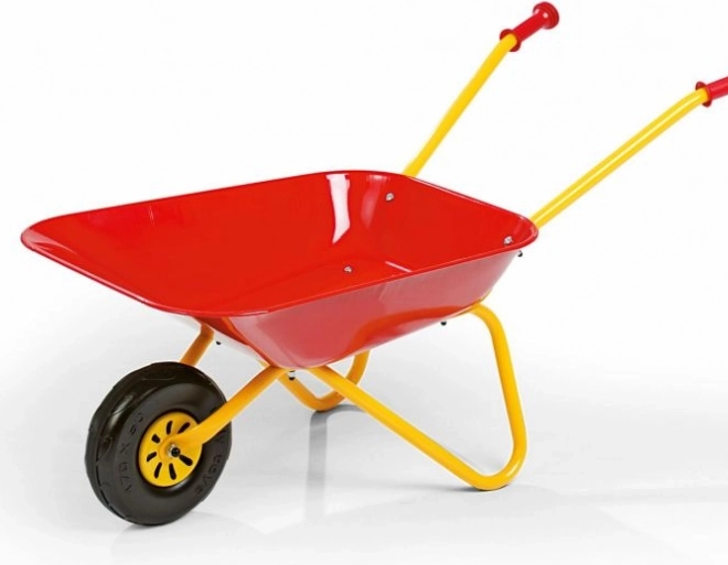 Red Metal Wheelbarrow Rollytoys