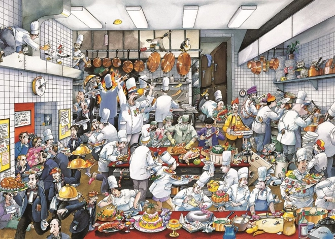 Puzzle HEYE Cartoon Classics: Creatieve koks 1000 stukjes
