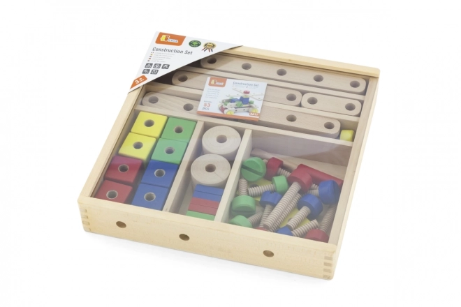 Houten constructiespeelgoed bouwer