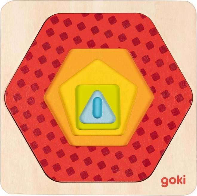 Gelaagde geometrische puzzels