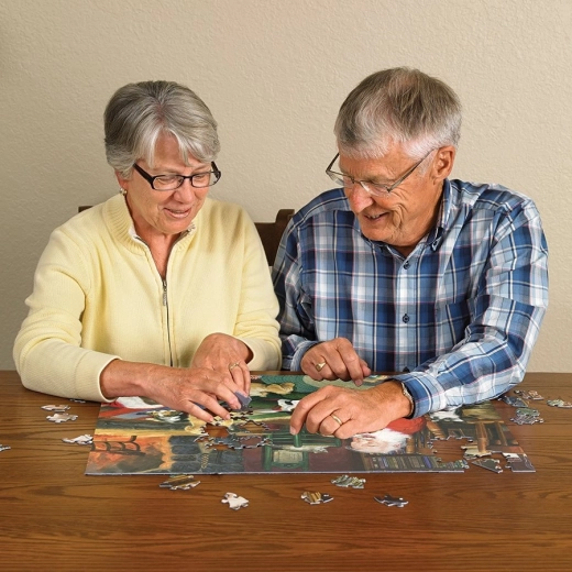 Extra grote stukjes voor makkelijk puzzelen