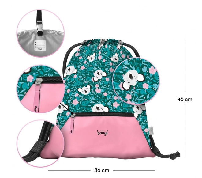 Sac BAAGL avec poche Baby Koala