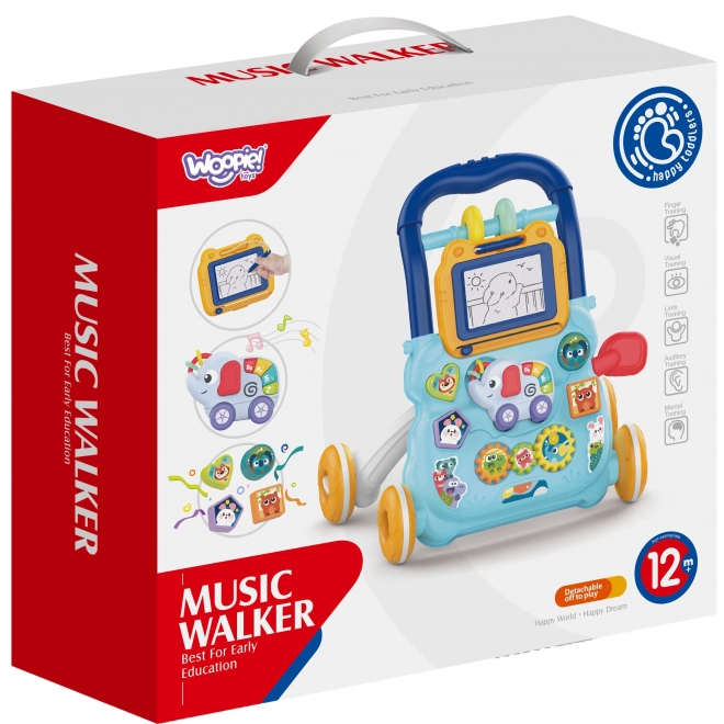 Interactive Baby Walker with Musical Activity Board