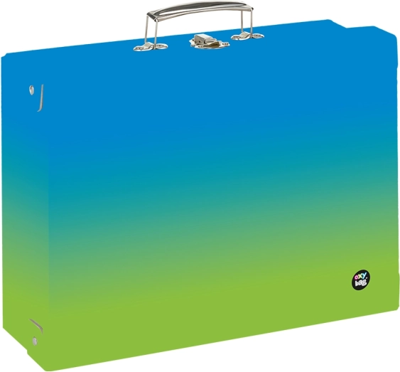 Briefcase A4 OXY Ombre Blue-Green