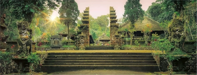 Ravensburger puzzle panoramique Temple dans la jungle 1000 pièces