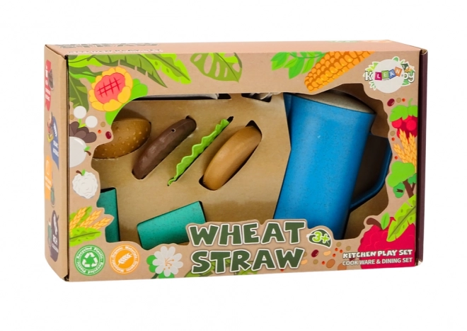Kindergeschirrset mit Tellern, Tassen und Krug