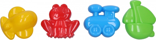 Set zandvormpjes 10 cm – 4 stuks