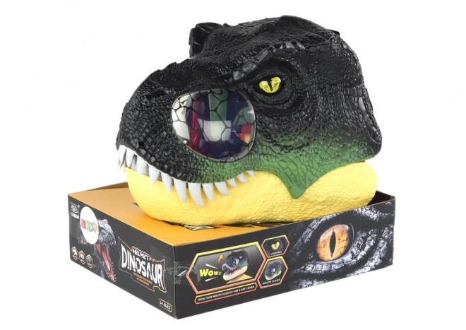 Dinosaur masker met verstelbare band en lichteffecten en geluidseffecten