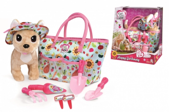 Toy Dog Chi Chi Love Happy Gardener
