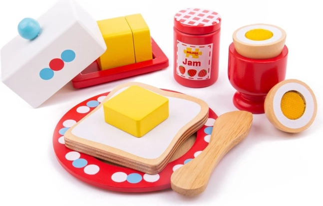Holz-Frühstücksset von Bigjigs Toys