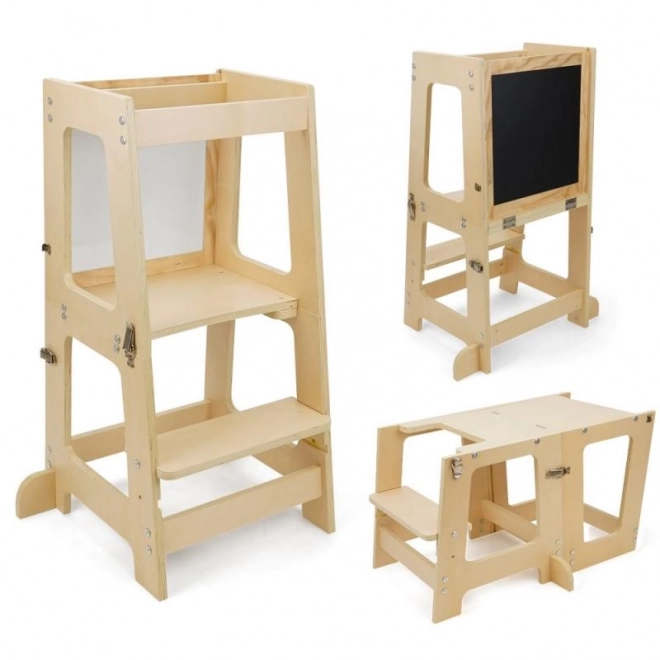 Leer toren Prema 3in1 - natuurlijk